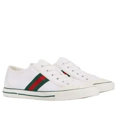 Gucci Fabric Upper And Rubber Sole Sneaker In White