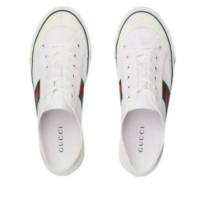 Gucci Fabric Upper And Rubber Sole Sneaker In White