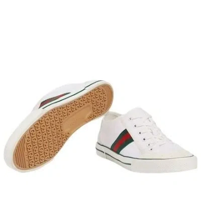 Gucci Fabric Upper And Rubber Sole Sneaker In White