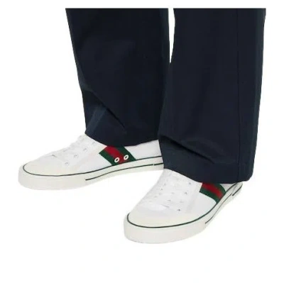 Gucci Fabric Upper And Rubber Sole Sneaker In White