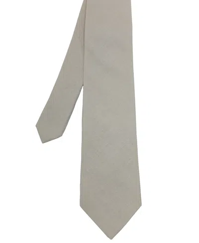 Ben Sherman Men's Classic Design Solid Pattern Tie In Gray