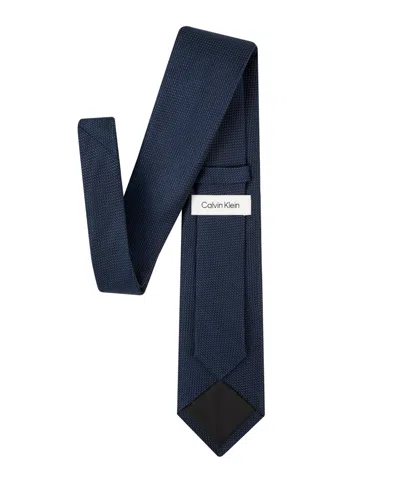 Calvin Klein Men's Bradford Micro Solid Tie In Blue