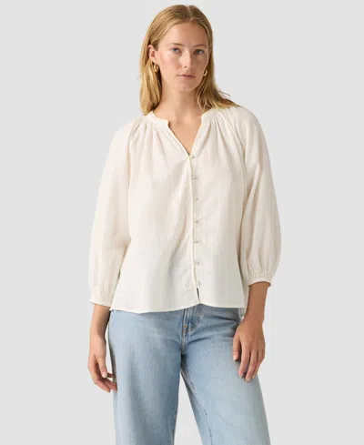 Levi's Plus Size Relaxed-fit Button-front Top In Pink
