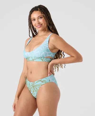 Roxy Women's Printed Full-coverage Swim Bottoms In Multi