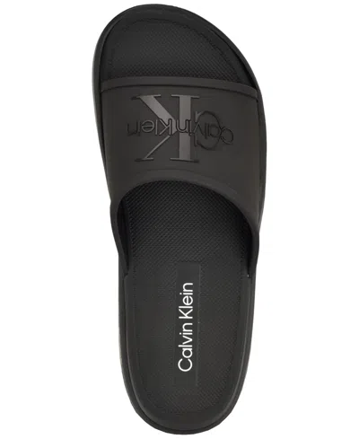 Calvin Klein Meloy Slide Sandal In Black