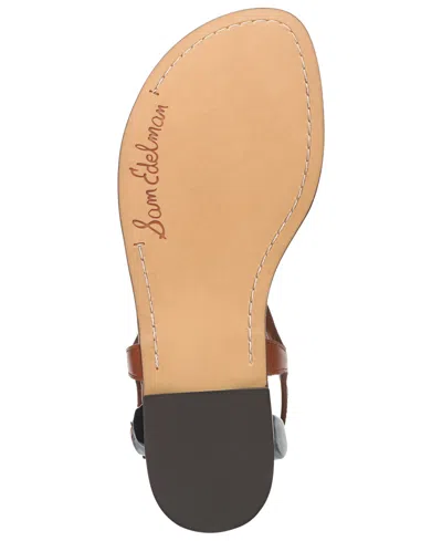 Sam Edelman Canna Ankle Strap Sandal In Brown