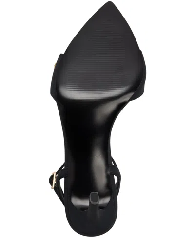 Aldo Leara Ankle Strap Pointed Toe Sandal In Black