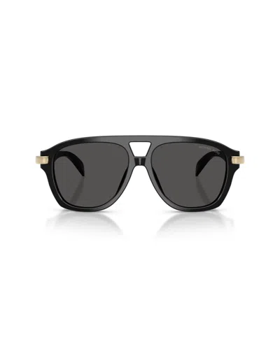 Michael Kors Grenada 56mm Aviator Sunglasses In Metallic