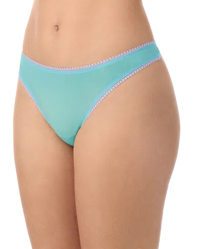 On Gossamer Cabana Cotton Blend Stretch Hip G-string In Clear Sky ...