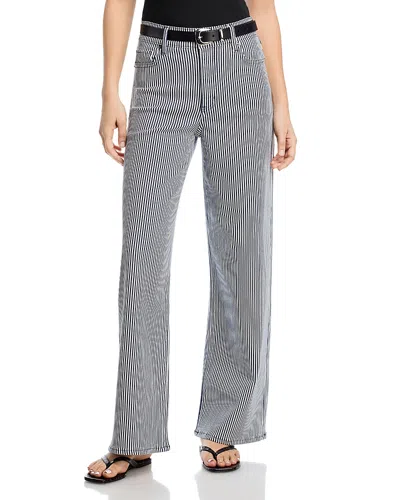 Frame Le Slim Palazzo High Waist Wide Leg Jeans In Multi