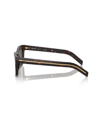Prada Eyewear Square Frame Sunglasses In Radica Tortoise