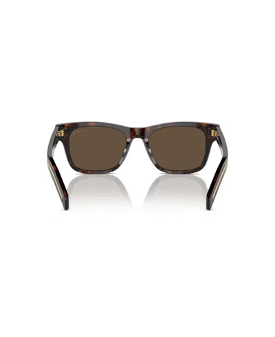 Prada Eyewear Square Frame Sunglasses In Radica Tortoise