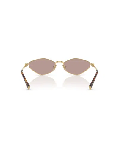 Miu Miu Sleek 56zs Mini Eyewear For Women In Neutral