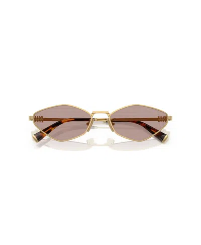 Miu Miu Sleek 56zs Mini Eyewear For Women In Neutral