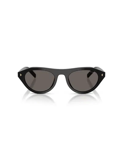 Prada Pr B15s 16k731 51mm Womens Irregular Sunglasses In Black