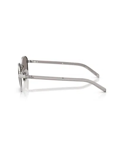 Prada Square Sunglasses, 53mm In Gray