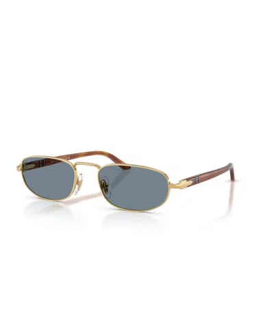 Persol Womens Gold Po1028s Pillow-frame Metal Sunglasses