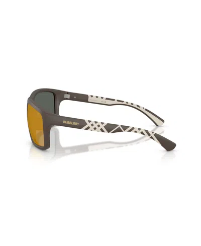 Burberry Rectangular-frame Sunglasses In Brown