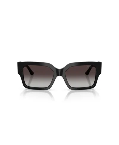 Jimmy Choo Rectangular-frame Sunglasses In Black