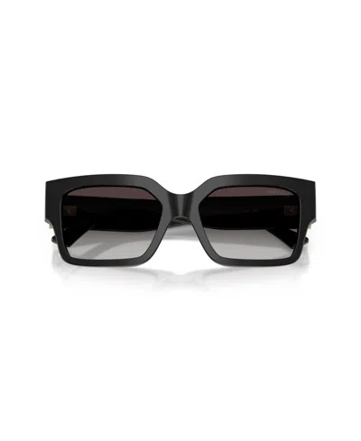 Jimmy Choo Rectangular-frame Sunglasses In Black