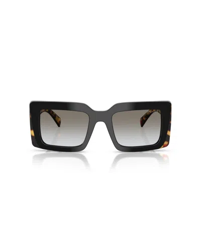 Prada 0pr D01s Oversized Square Frame Sunglasses In Red