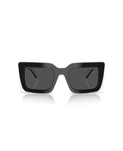 Prada Women's Rectangle Sunglasses, Pr D01s In Pattern