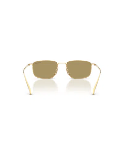 Prada Rectangle-frame Sunglasses In Gold