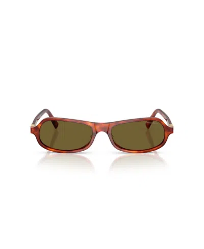 Miu Miu 0mu B10su Rectangular Tortoiseshell Sunglasses In Pink