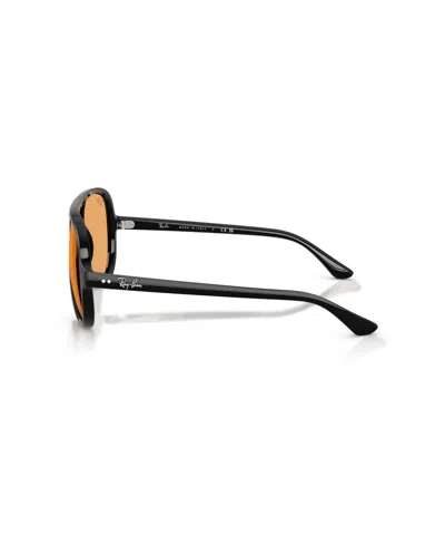 Ray Ban Cats 5000 Classic Summer Capsule Sunglasses Black Frame Orange Lenses 59-13