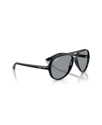 Ray Ban Cats 5000 Classic Sunglasses Black Frame Grey Lenses 59-13