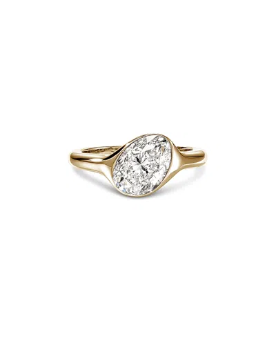 John Hardy 14k Yellow Gold Jh Lovestruck Lab Grown Diamond Oval Solitaire Ring