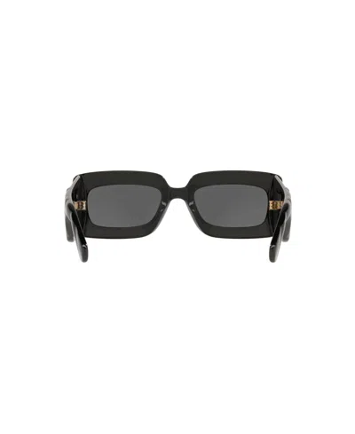 Gucci Oversized Rectangular Acetate Sunglasses In Black