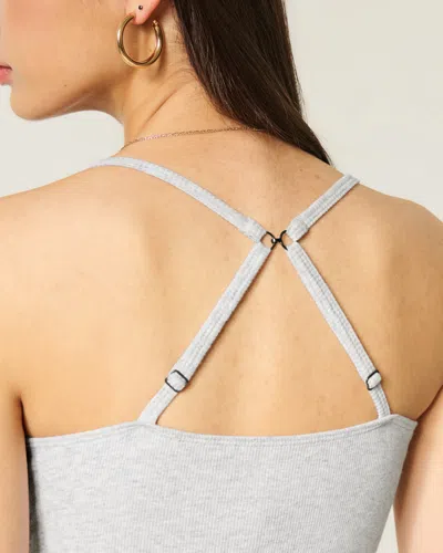 Hollister Wrap Lace Trim Layering Cami In Blue