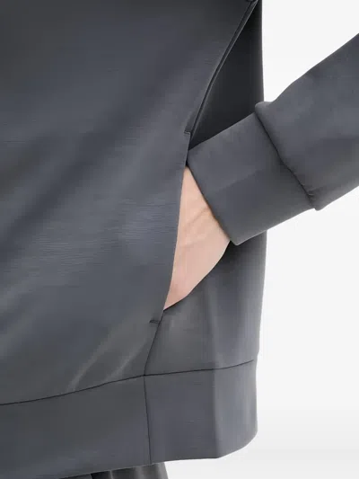 Ea7 Zip Sweatshirt In Gray