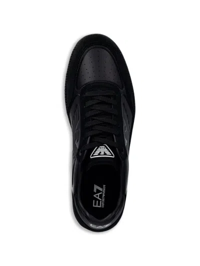 Ea7 Embossed Logo Sneakers In Multi