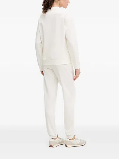 Ea7 Logo-print Tracksuit In White