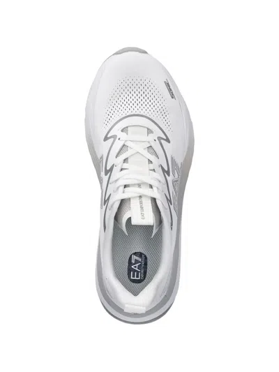 Ea7 Logo Sneakers In White