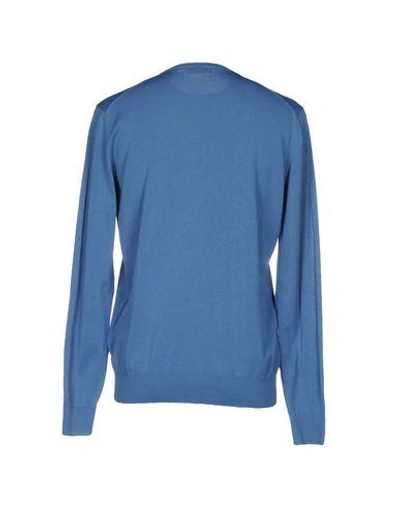 Shop Prada Sweater In Pastel Blue