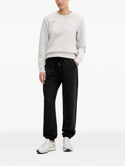 Ea7 Logo Sweatshirt In Gray