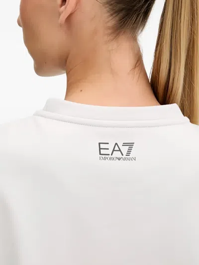 Ea7 Logo Sweatshirt In Gray