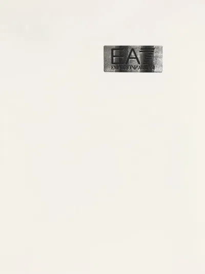 Ea7 Logo-print T-shirt In White