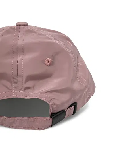 Ea7 Logo-patch Hat In Pink