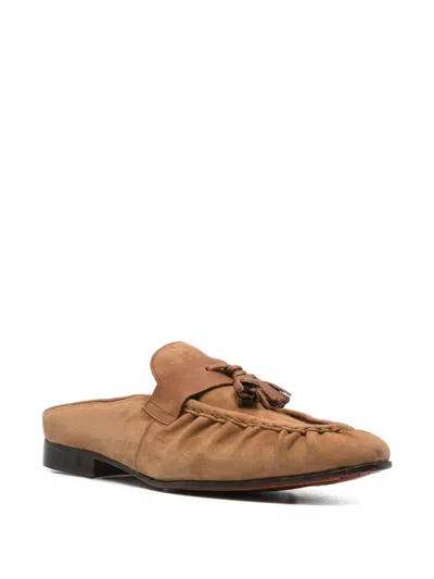 Morgillo Morandi Mules In Brown