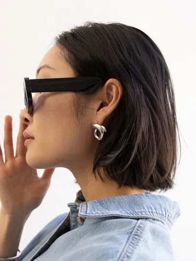 Baublebar Cassidy Statement Stud Earrings In Silver