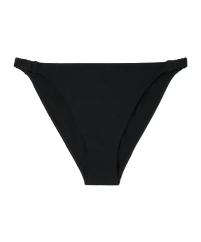 Filippa K Ruched-side Bikini Bottoms In Black
