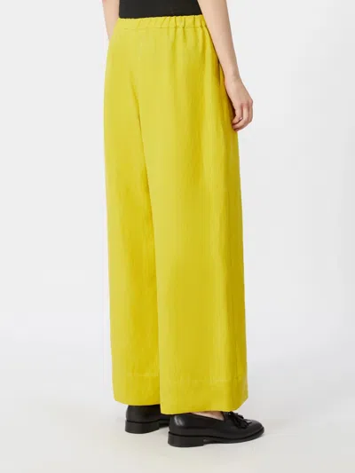 Max Mara Drawstring Casual Pants In Green