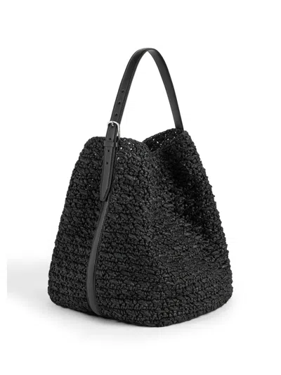 Totême Shoulder Bag Toteme Woman Color Black In Black