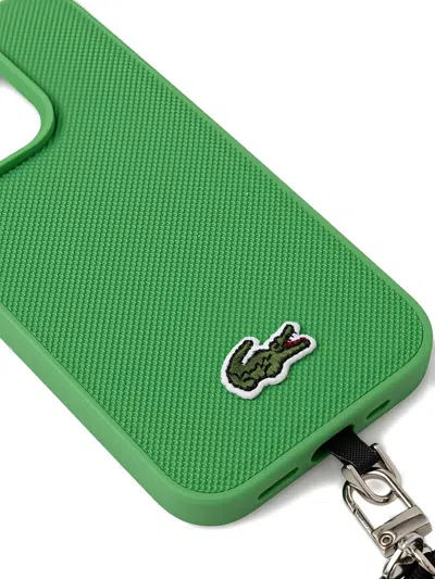 Lacoste Logo-detail Iphone 15 Pro Case In Multi