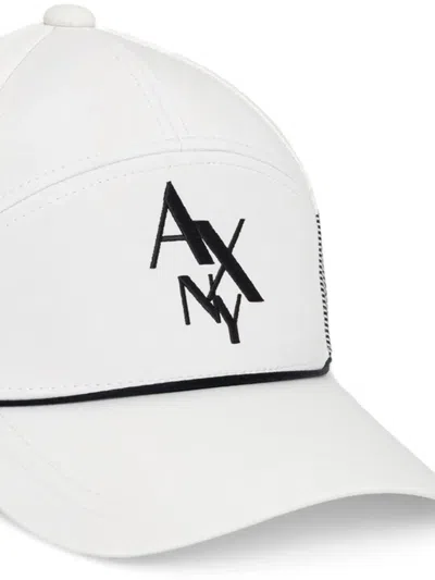 Armani Exchange Logo Baseball Cap In Multi