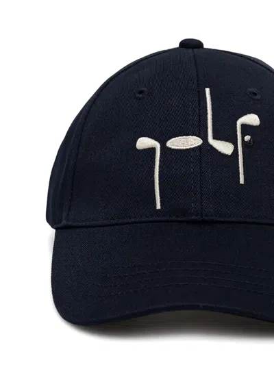 Ea7 Graphic Baseball Cap In Blue